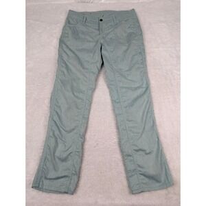 Kuhl Cabo Pants Womens 12 Long Straight Leg Lightweight Light Green #6272 Hiking